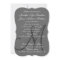 Elegant Gray Wedding Invitations Initial