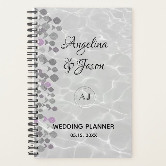 Elegant Gray Wedding Planner (Front)