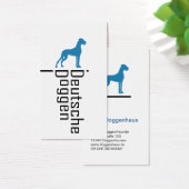 Elegant Great Dane Silhouette in Blue – Modern Dog (Desk)