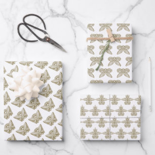 Elegant Greek or Roman birthday with stone element Wrapping Paper Sheets