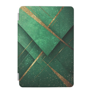 Elegant Green Abstract Background With Glittering iPad Mini Cover