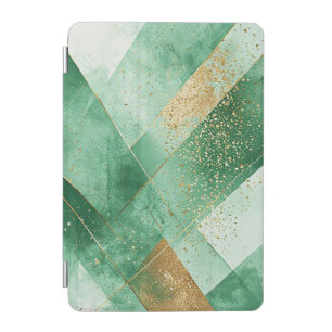 Elegant Green Abstract Background With Glittering iPad Mini Cover