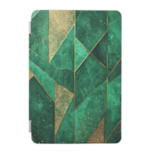 Elegant Green Abstract Background With Glittering iPad Mini Cover