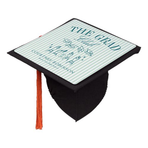 Elegant Green and Blue Grad Club