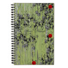 Elegant Green Black Vintage Floral