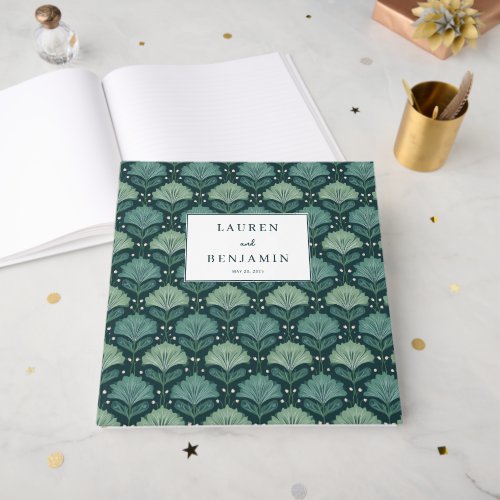 Elegant Green Botanical Pattern