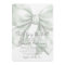 Elegant Green Bow Bridal Shower
