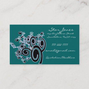 Elegant Green Business Card