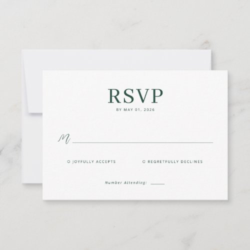 Elegant Green Calligraphy Template
