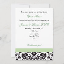 Elegant green Corporate party Invitation