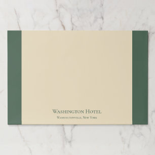 Elegant Green Desk Notepad Paper Pad