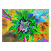 Elegant green gold floral sunflower (Front Horizontal)