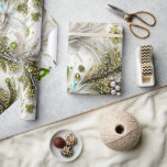 Elegant Green & Gold Swirled Feathered Beads Pearl Wrapping Paper<br><div class="desc">Give your recipients your best. Use this lovely, sophisticated beaded, print "jeweled" with no actual glitter, foil, or beading, high-quality gift wrap with a grid back for easy cutting. You'll appreciate the ease of use and your recipients will love its elegant beauty. Good for all occasions and holidays, very versatile....</div>