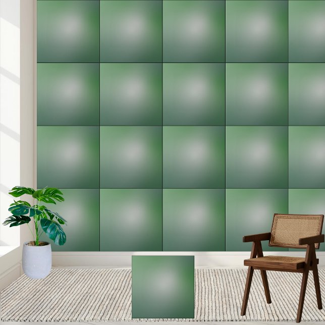 Elegant Green Gradient Ceramic Tile  (Elegant Green Gradient Ceramic Tile)