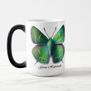 Elegant Green Hairstreak Butterfly Wrap Color Morph Mug