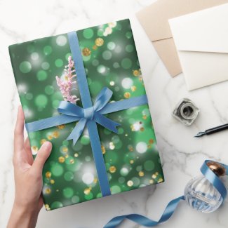 Elegant   Green holiday Snowflakes  Christmas  
