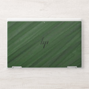 Elegant green marble HP laptop skin
