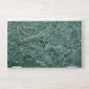 Elegant green marble HP laptop skin