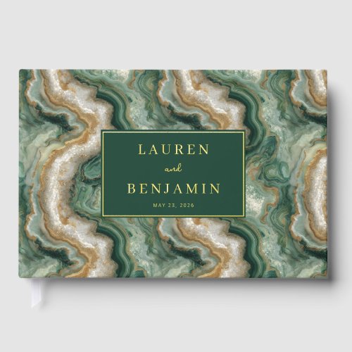 Elegant Green Marble Pattern