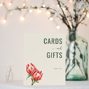 Elegant Green Minimalist Gratitude Card Foam Board