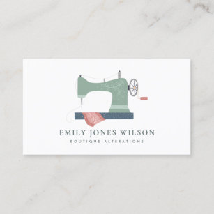 Tailors Measuring Tape Sewing Business Card, Zazzle