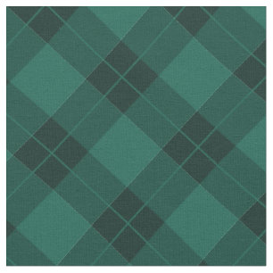 Elegant Green Plaid Fabric