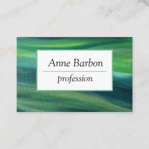 Elegant Green  Professional  Business Card