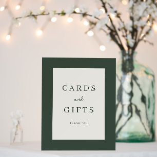 Elegant Green Serif Gratitude Sign