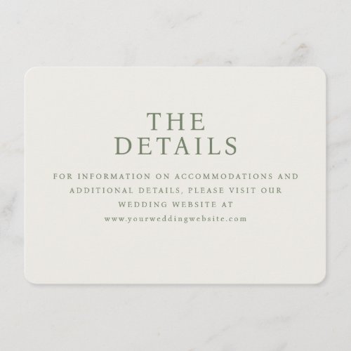 Elegant Green Text Layout