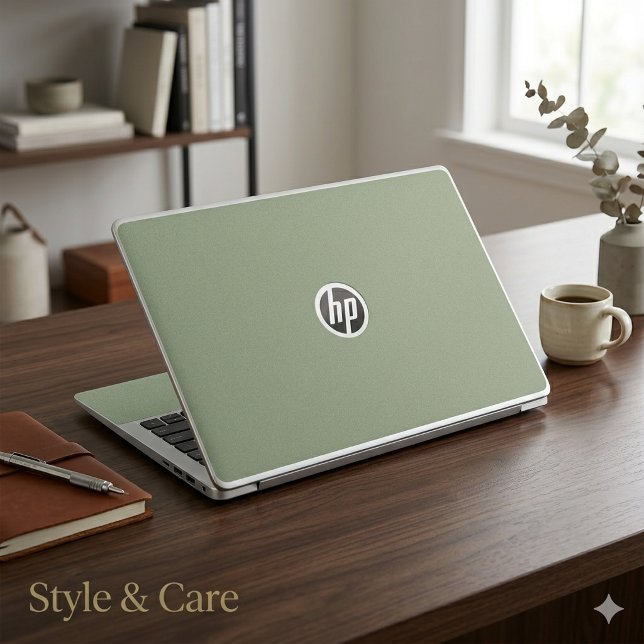 Elegant Green Texture Design HP Laptop Skin (Elegant Green Texture Design HP Laptop Skin)