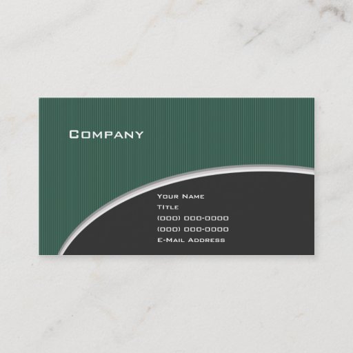 Customizable Elegant Green V.2 Business Card Template