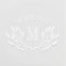 Elegant Greenery Arched Name & Initial