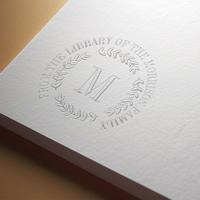 Elegant Greenery Arched Text From The Library Of Embosser (Creator Uploaded)