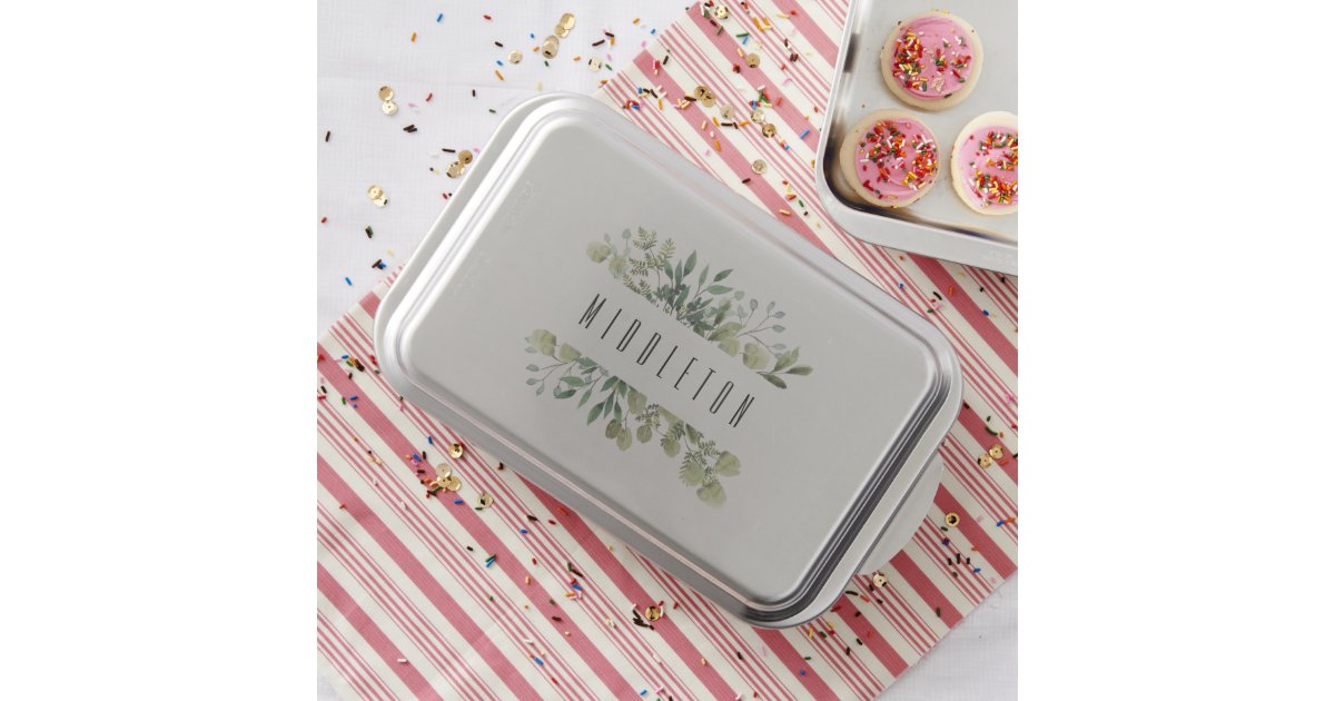 Personalized Casserole Dish, Monogrammed Gift, Cake Pan, Personalized Gift  for Baker, Custom Bridal Shower, Wedding Gift 