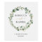Elegant Greenery Geometric Frame Personalized