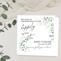 Elegant Greenery Happily Ever After