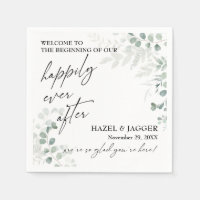 Elegant Greenery Happily Ever After