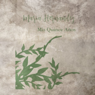 Elegant Greenery Quinceañera Floor Decals