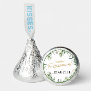 Elegant Greenery Retirement Party Celebration Hershey®'s Kisses®