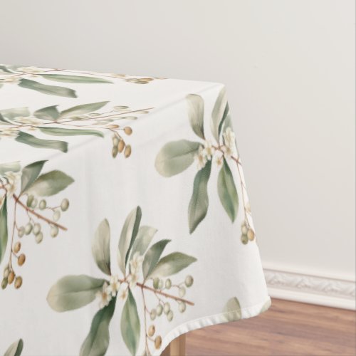 Elegant Greenery Tablecloth