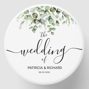 Elegant Greenery Wedding Mini Candle Favors