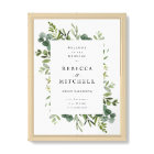 Elegant Greenery Wedding Welcome