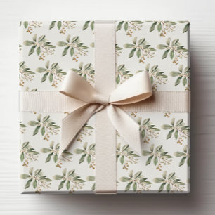 Elegant Greenery Wrapping Paper
