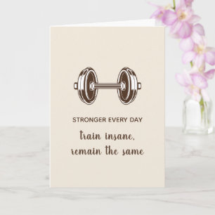 Elegant Greeting Card   train insane