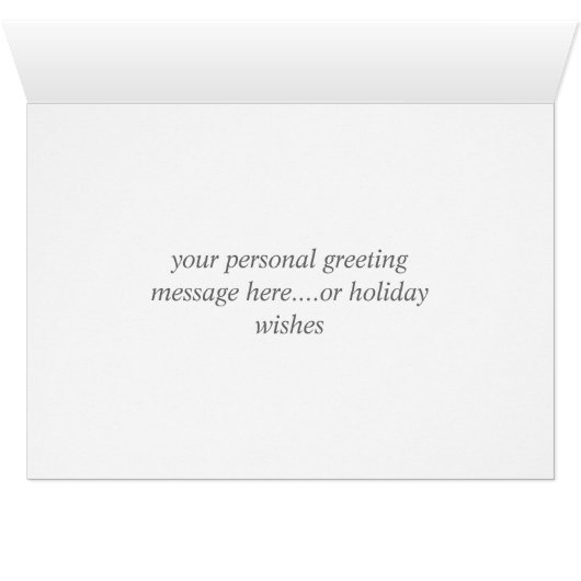 Elegant grey chevron holiday, Christmas, New Year (Inside Horizontal (Bottom))