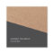 Elegant Grey Faux Kraft Geometric Consultant