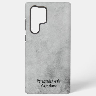 "Elegant Grey Grunge Background Cell Phone Case" Samsung Galaxy S22 Ultra Case