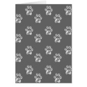 Elegant grey paws on blank inside (Front)