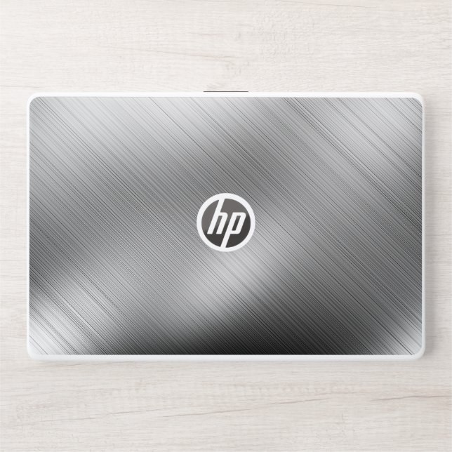  Elegant Grey Texture Template HP Laptop Skin (Front)