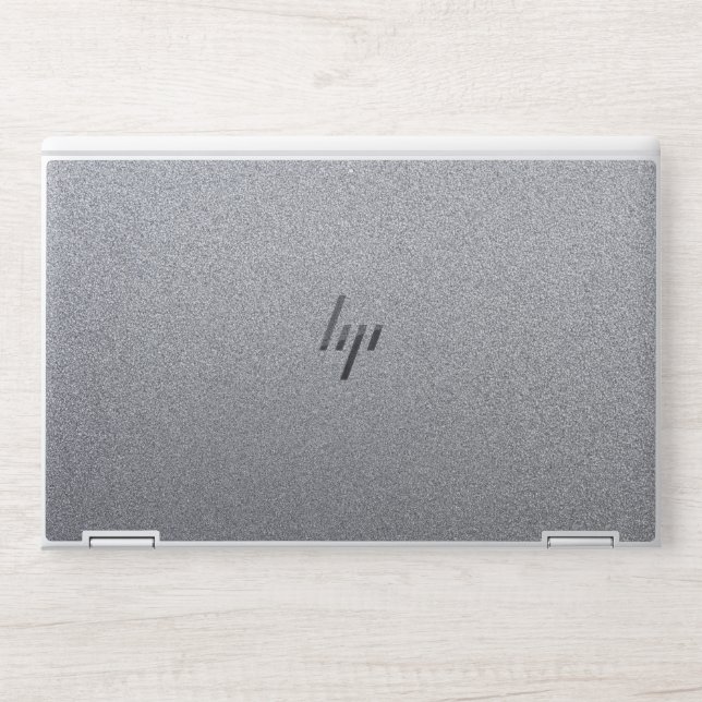 Elegant Grey Texture Template HP Laptop Skin (Front)